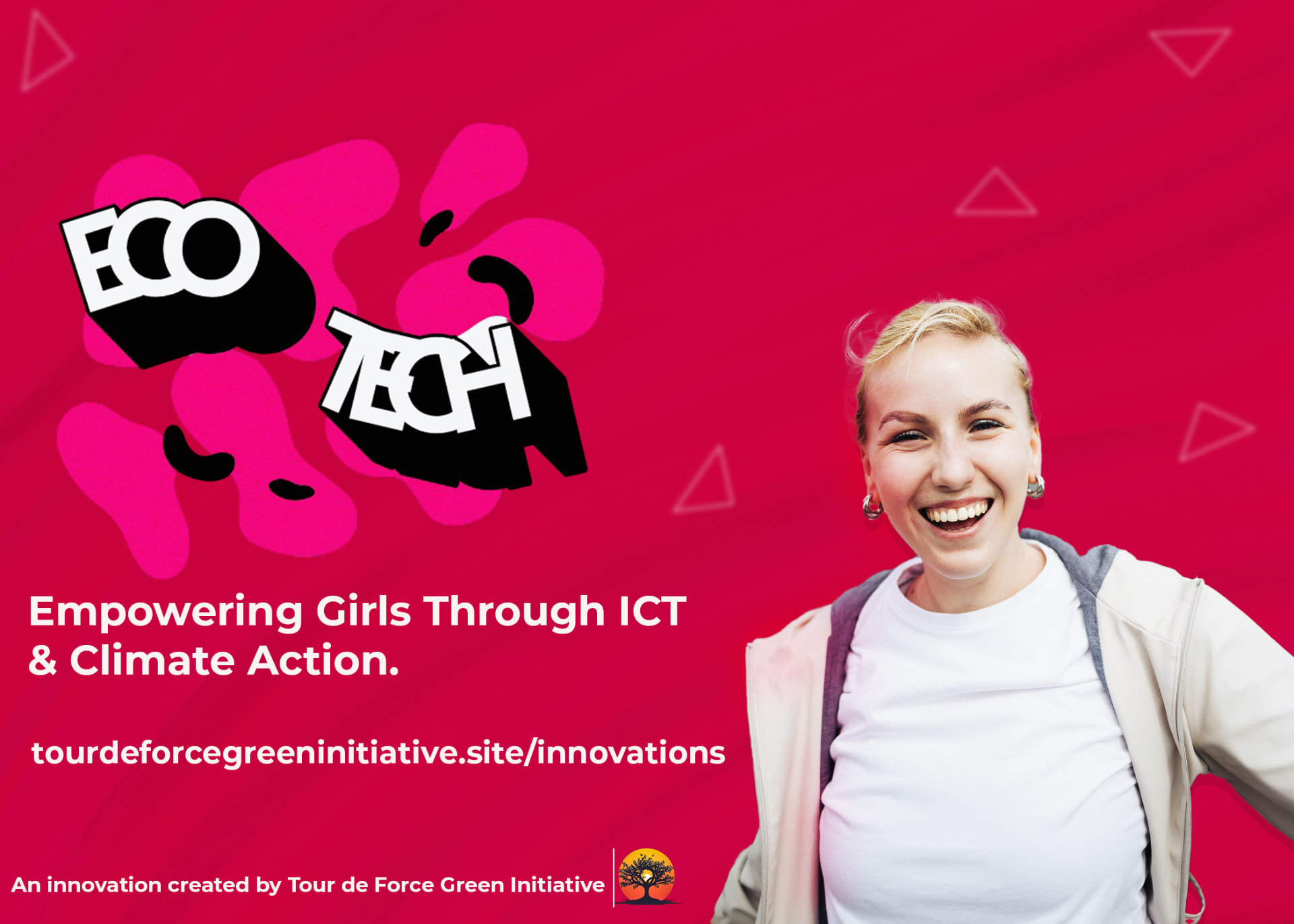 EcoTech: Empowering Girls Through ICT and Climate Action poster